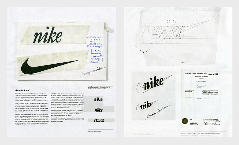dilema Distraer Solo haz Historia del logotipo de Nike: su significado y foto en el momento de su  creación | Turbologo