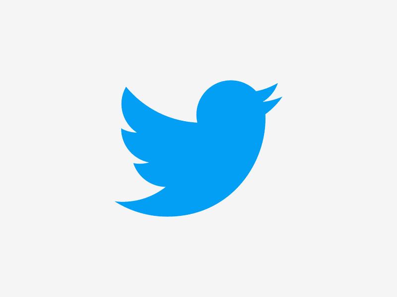 Logotipo de pájaro de Twitter