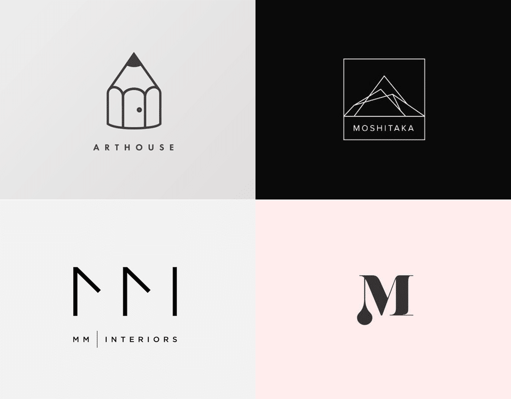 Logotipos minimalistas