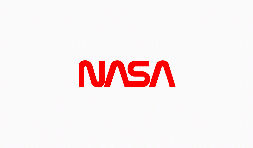 O novo logotipo de texto da NASA
