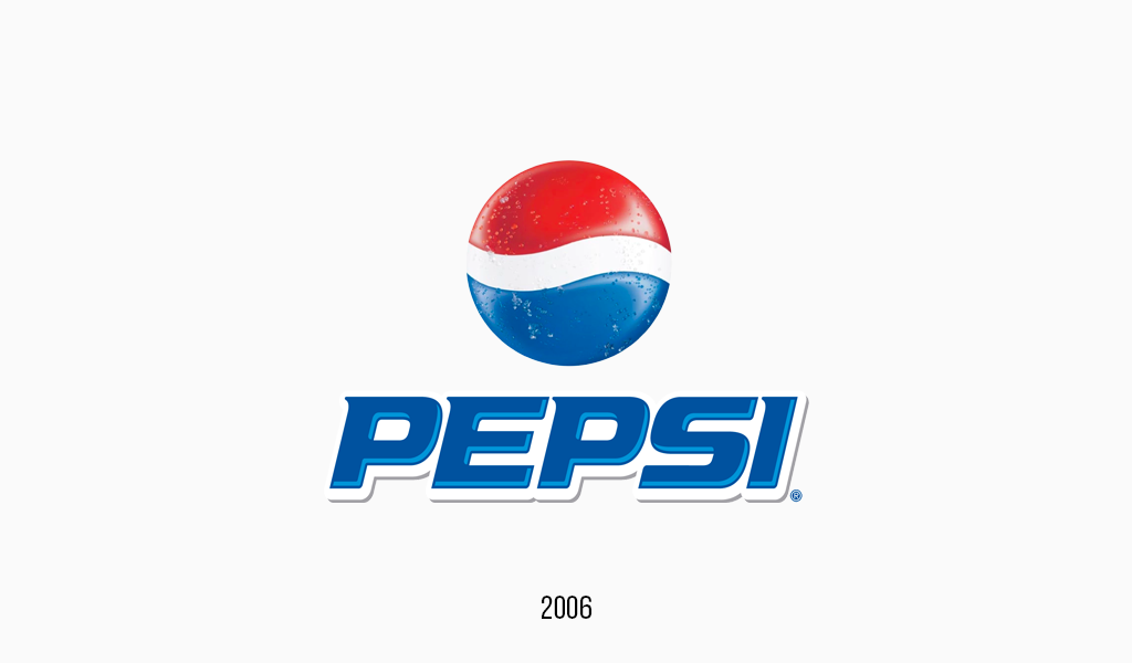 Pepsi cola logo, 2006