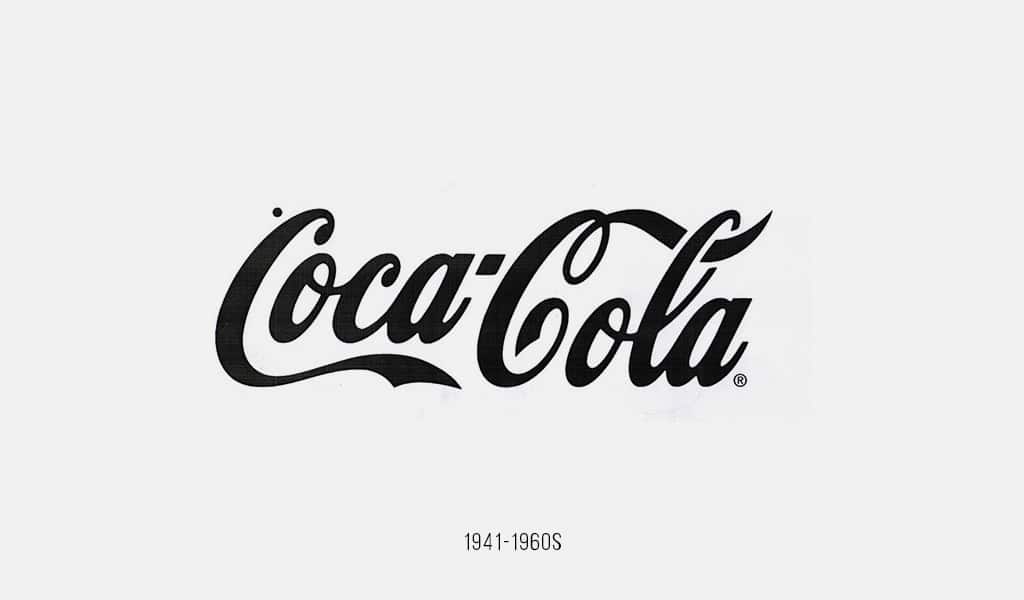 Logotipo de Coca-Cola, 1941