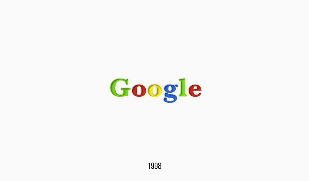 Google logo, 1998