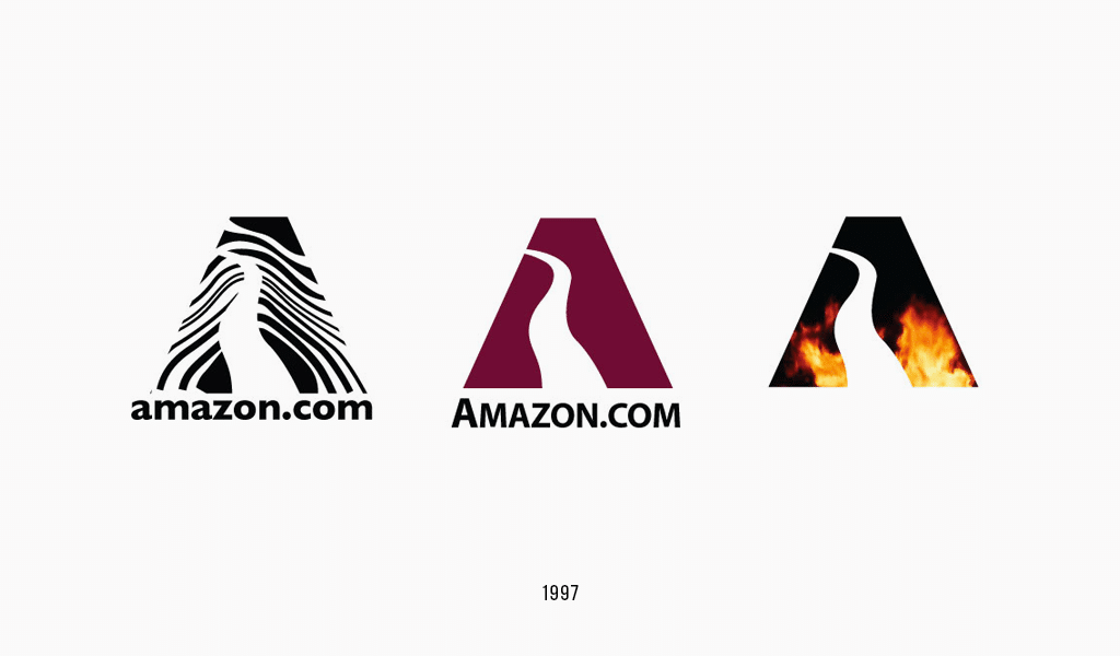 Logotipo de Amazon, 1997