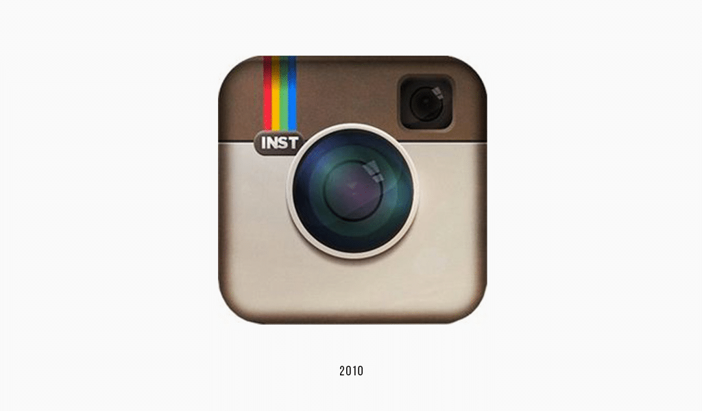 Deuxième logo d'Instagram, 2010