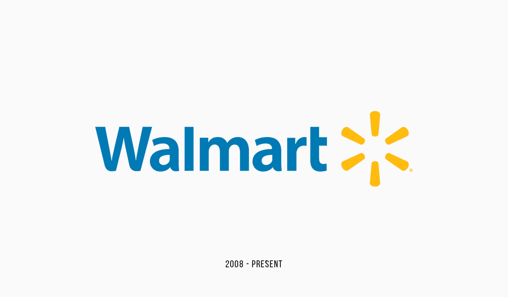 Logo actuel de Walmart (2008)