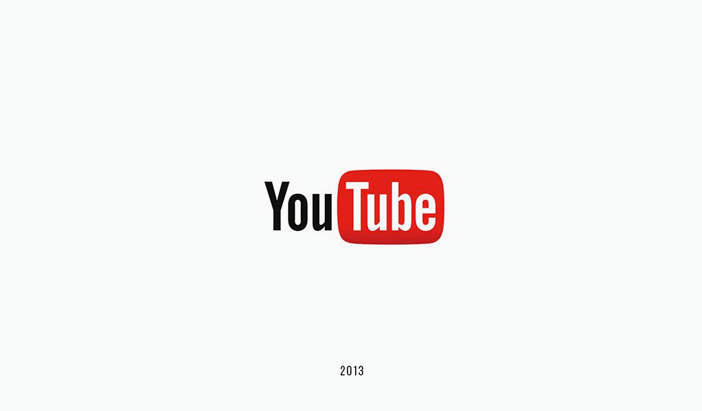 Logotipo de youtube 2013