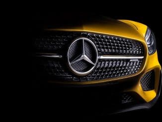 Mercedes Benz logo cover