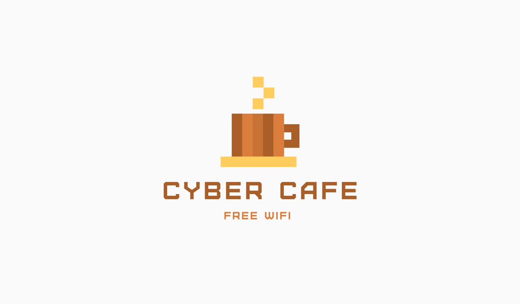 Bir kafe ve restoran için logo