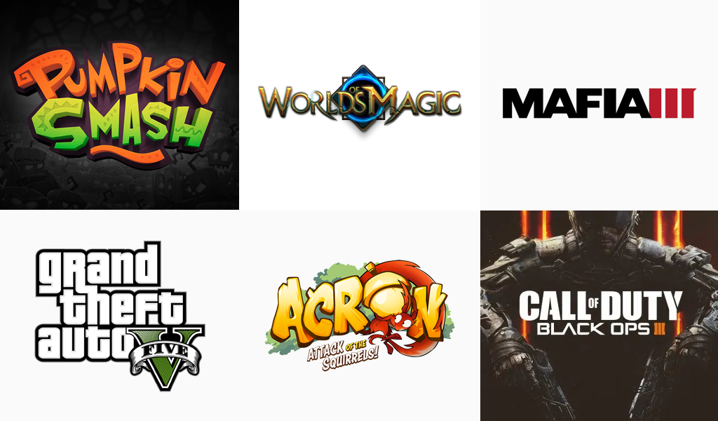 Conception de logo pour les jeux