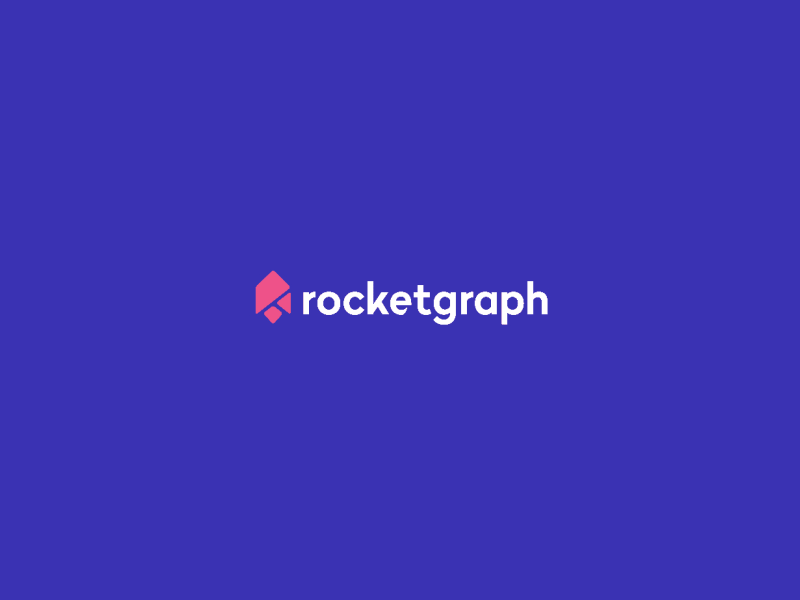 Animação do logotipo Rocketgraph