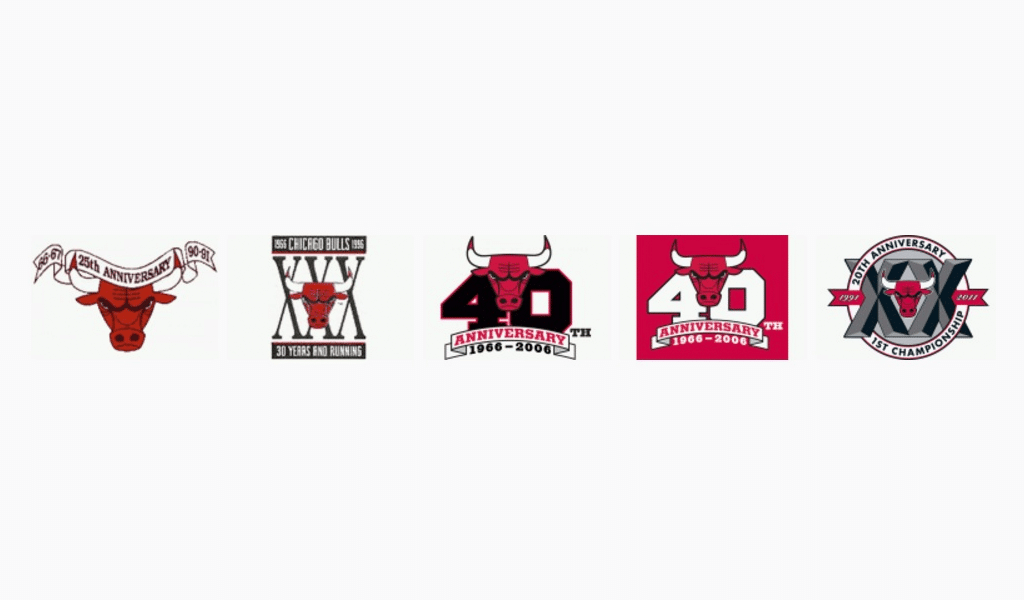 Chicago Bulls logosu Geçmiş