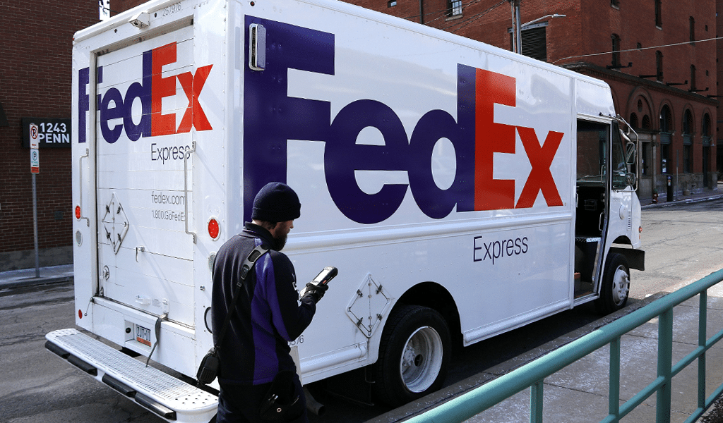 Coche expreso de Fedex