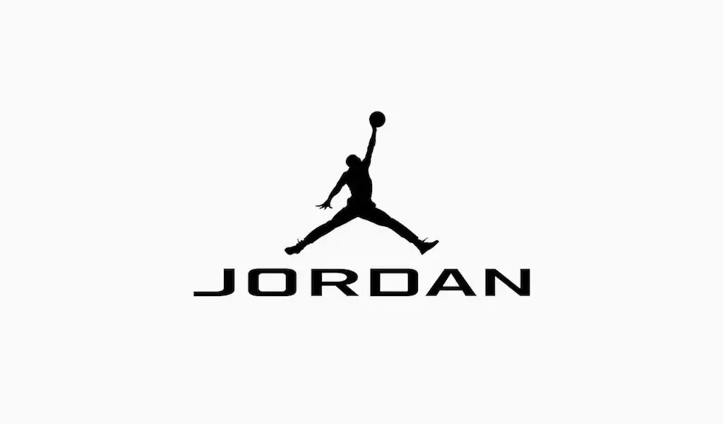 air jordan logo white