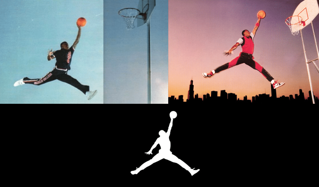 Criação do logotipo original da Air Jordan