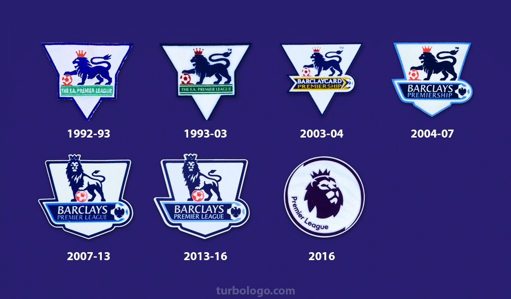Premier League logo history