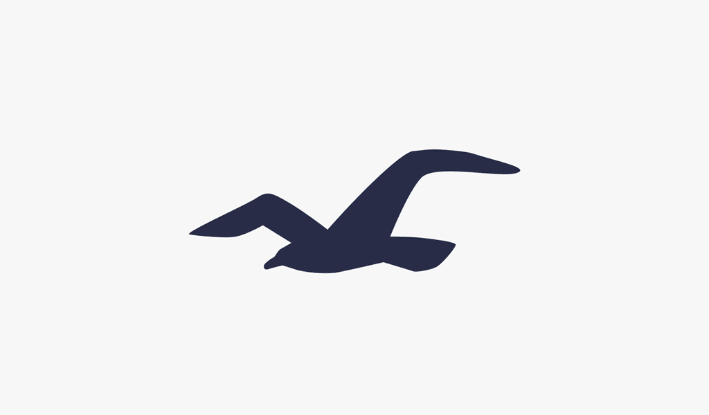 Pássaro com o logotipo Hollister