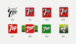 7UP Logo Meaning – History and Evolution | TURBOLOGO blog