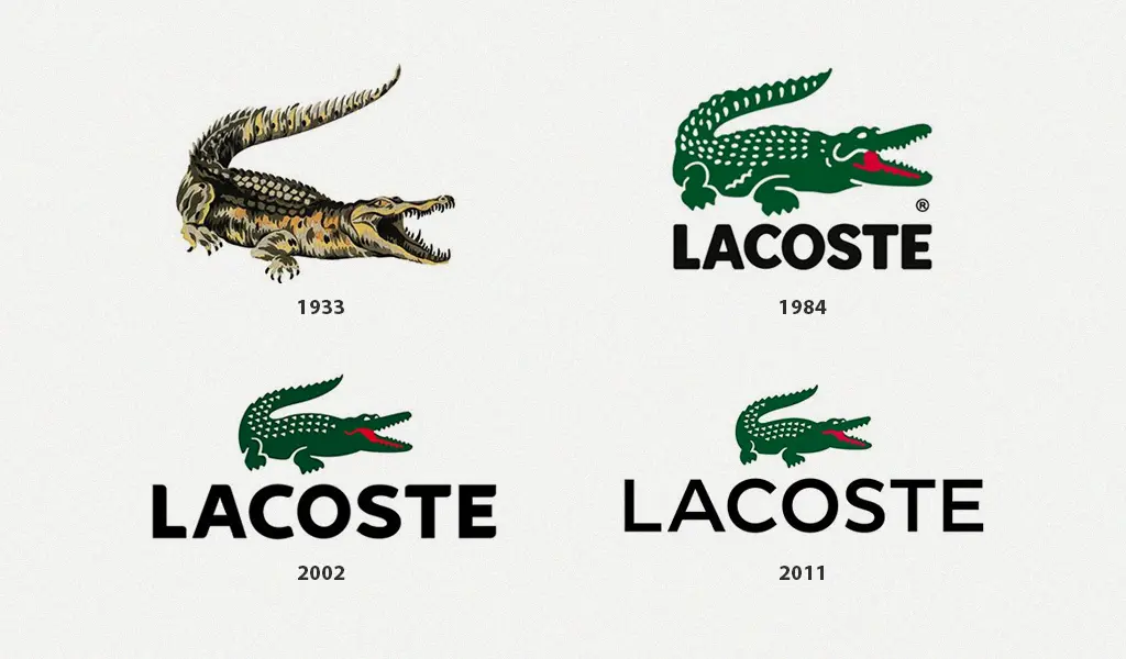 lacoste old logo