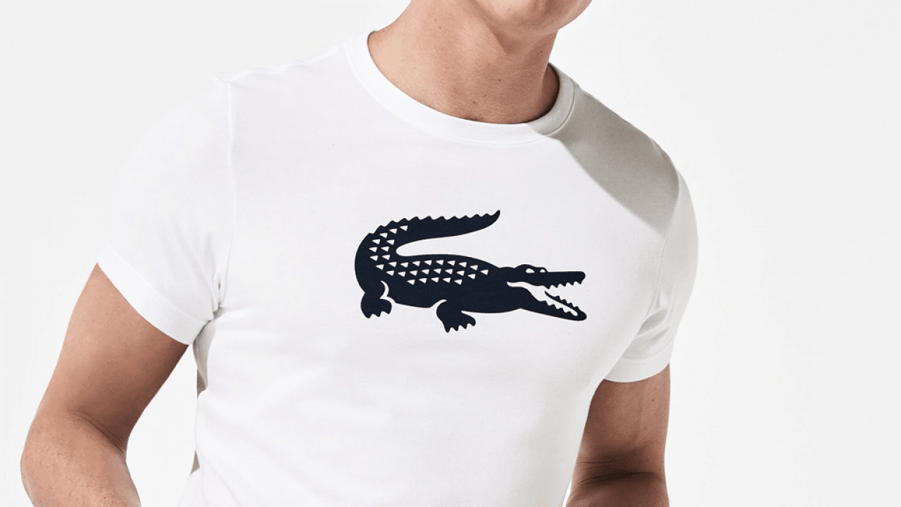 lacoste swaps crocodile logo