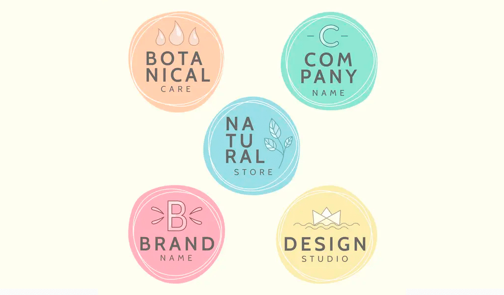 logotipos pastel