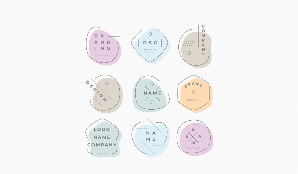 logos pastel