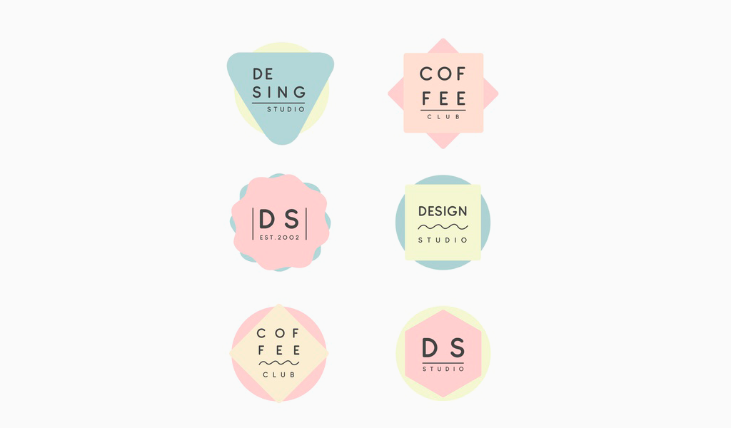 Pastel logos