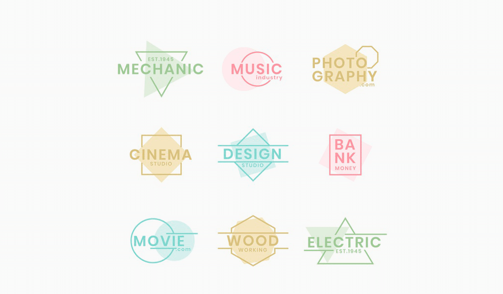 Pastel logos