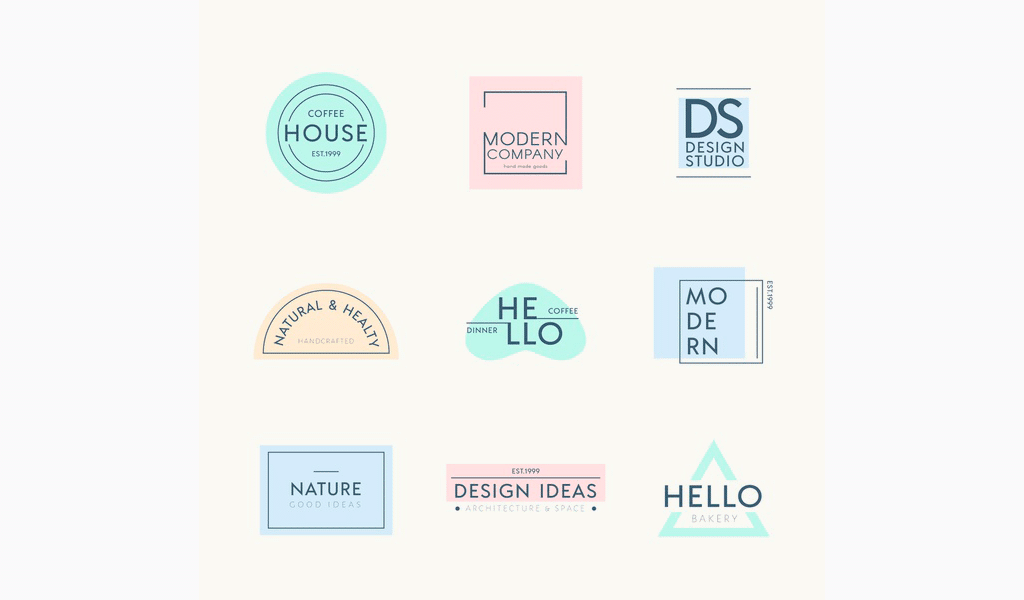 Pastel logos