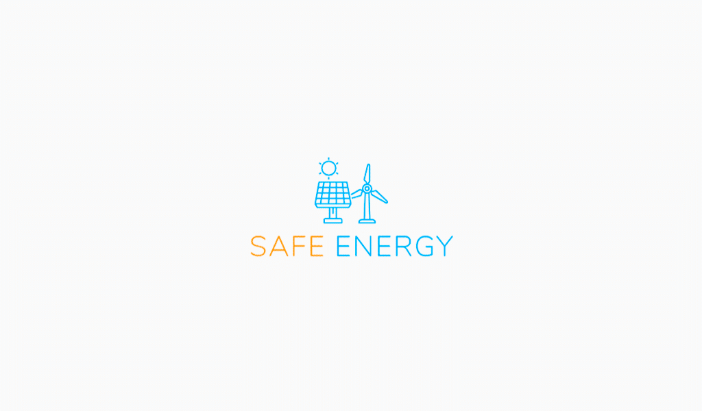 Logotipo de energía solar
