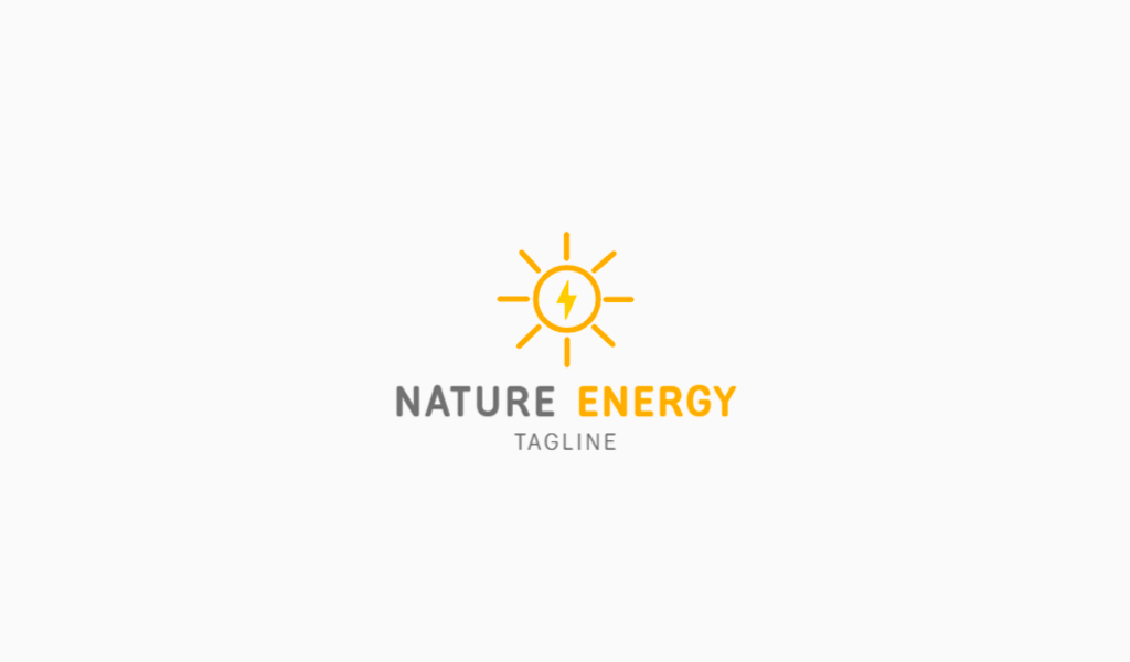 Logo de l'énergie solaire