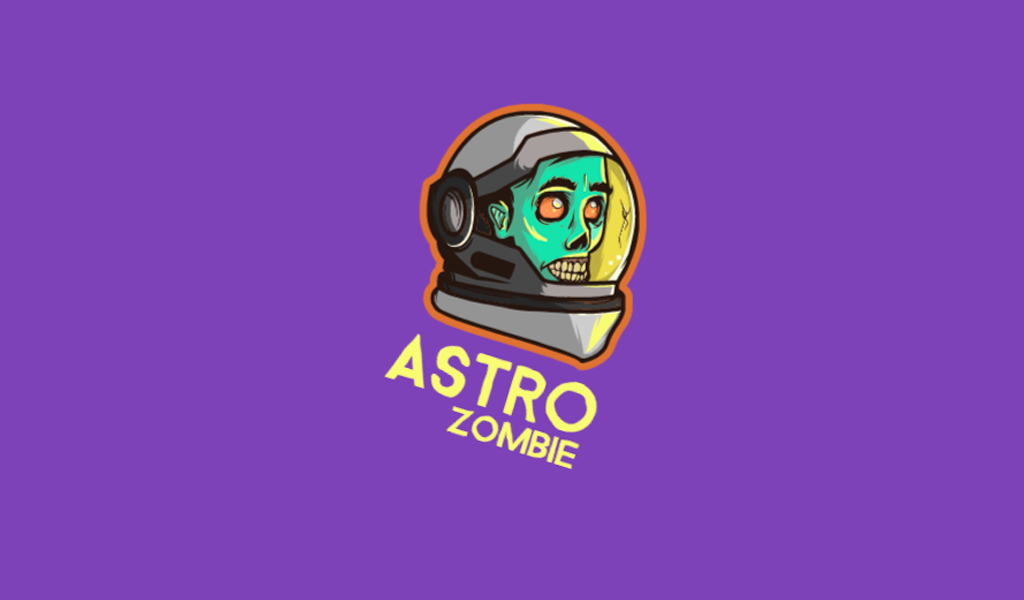 Logo de jeu de zombie