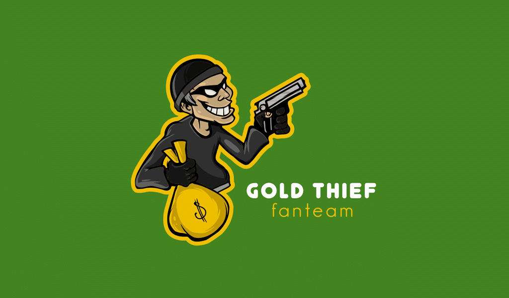 logotipo do ladrão de jogos
