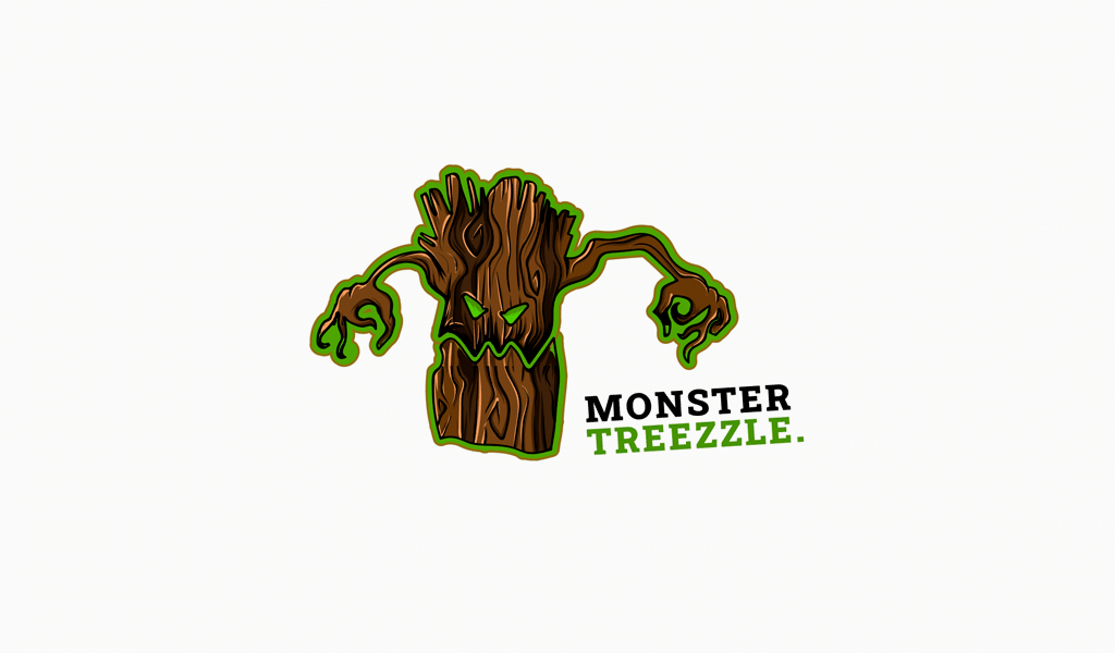 logo di gioco monster tree